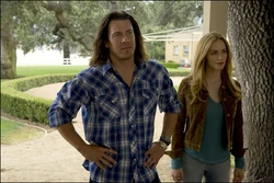 Eliot Spencer with former significant other, Aimee Martin