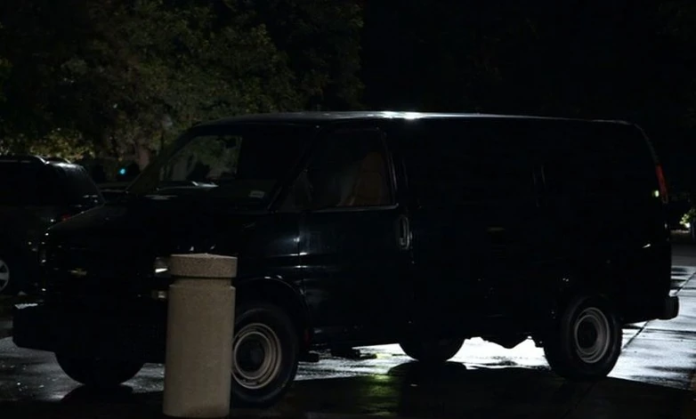 a black van