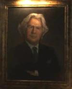 A portrait of Harlin Leverage III, by Alec Hardison which bears a striking resemblance to Nathan Ford