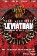 UK paperback cover of Leviathan, released May 27, 2010.