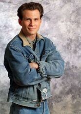 Christian Slater in Levi's jeans and jacket