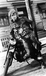 Marlon Brando in 501 jeans as Johnny Strabler in The Wild One (1953)