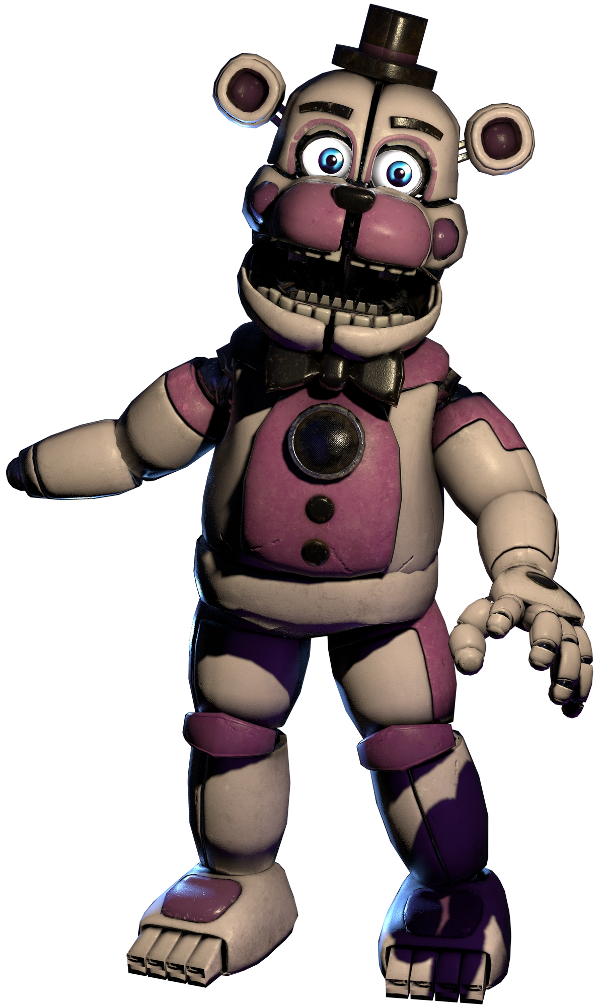 Shadow Freddy REACTS to Your FAN ART with Funtime Freddy 