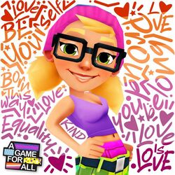 Pink (Subway Surfers), LGBT Characters Wikia
