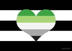 Heterosexual Aromantic Pride Flag