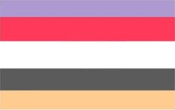 Esta bandera fue creada por el usuario @serena_ciberactivista en Tik Tok.
