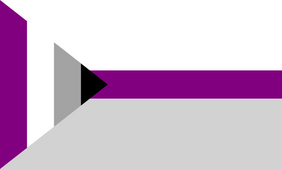 Demiaegosexual flag