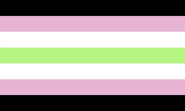 Bandera de mujeres agénero.