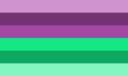 La bandera alternativa de Heteroflux fue creada por un usuario de DeviantArt llamado Pride-Flags.