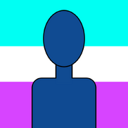 Antrosexual (definición ficto) bandera de atracción masculina.