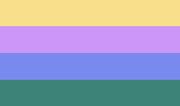 Orientated flag