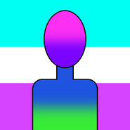 Bandera multisexual antrosexual (definición ficto).