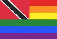 Bandera LGBT+ trinitense.