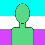 Bandera antrosexual (definición ficto) andrógina/de atracción neutral.