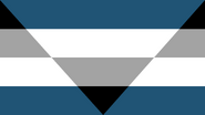 Otra bandera de aroace aego del usuario de reddit Baitez.