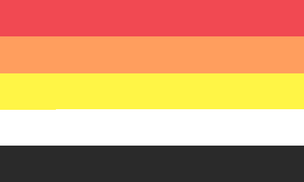 Lithosexual flag