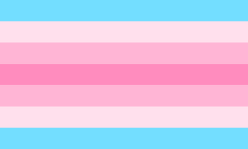 Transfeminine flag