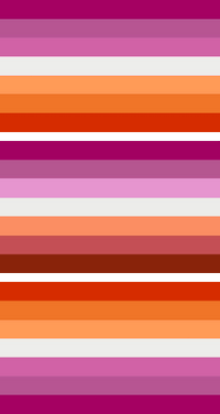 Lesbian Flags 7 stripes