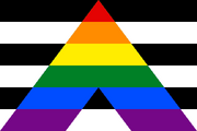 Straight Ally flag