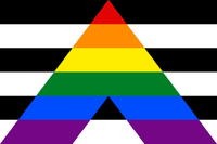 Straight Ally flag