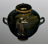 Painted vase depicting  (c