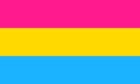The pansexual pride flag
