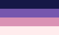 The asexual spectrum flag.