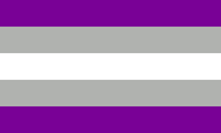 Gray-Asexual Flag