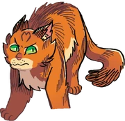 Etoile de Feu dans The Prophecies Begin, tome 2