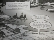 Le lac dans Les aventures de Plume Grise.