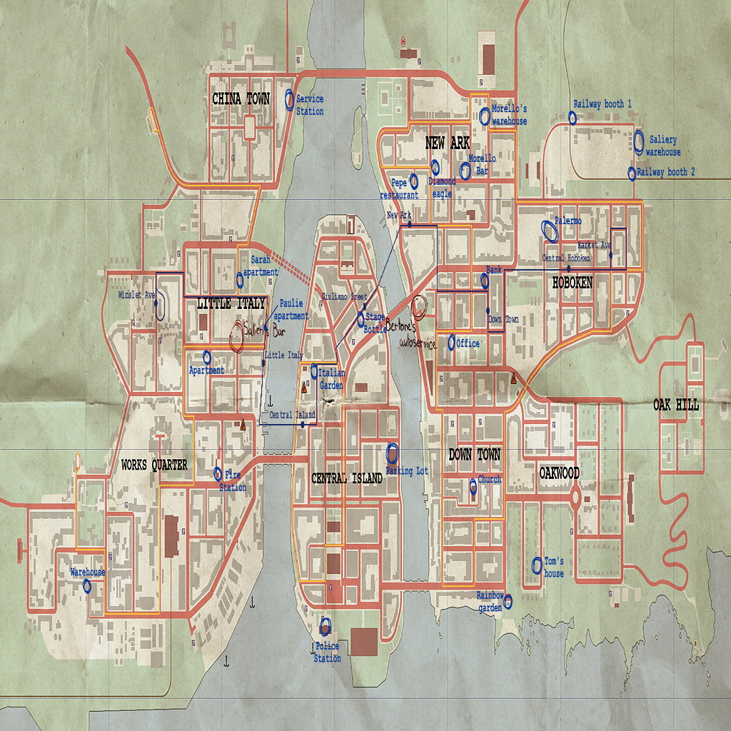 Мафия 1 карта всех секретов
