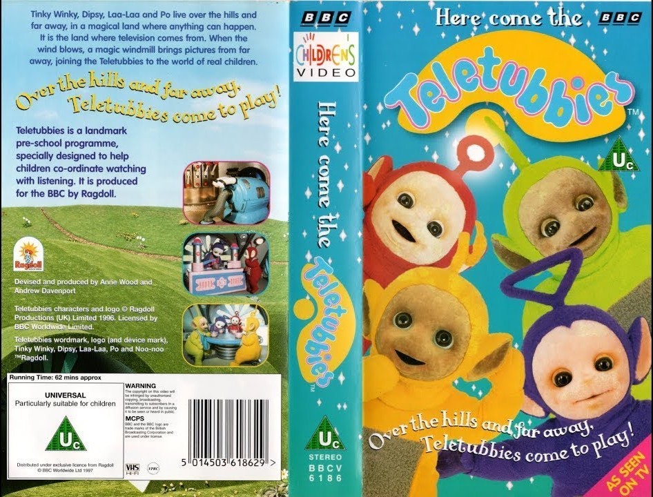 Teletubbies: Here Come the Teletubbies (1997 UK VHS) | Liam Tallent's ...