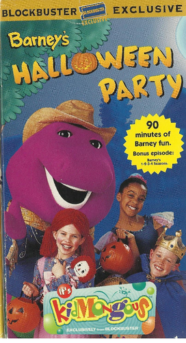 Barney's Halloween Party (Blockbuster Exclusive) | Liam Tallent's Retro ...