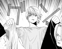 Akiyama rescues Nao from two street thugs.