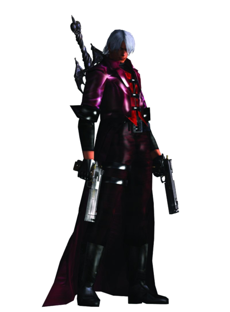 Personagem - Dante, o demônio fanfarrão da série Devil May Cry - Arkade