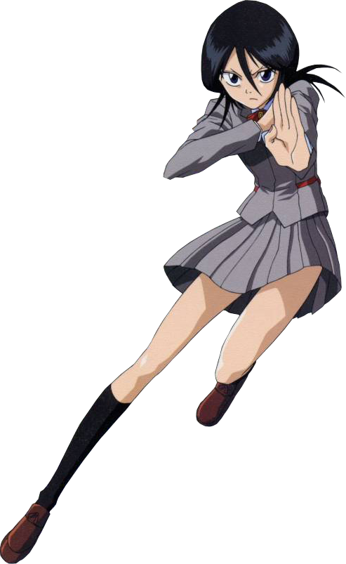 Kuchiki Rukia - Escolar  Anime, Espadas desenho, Personagens