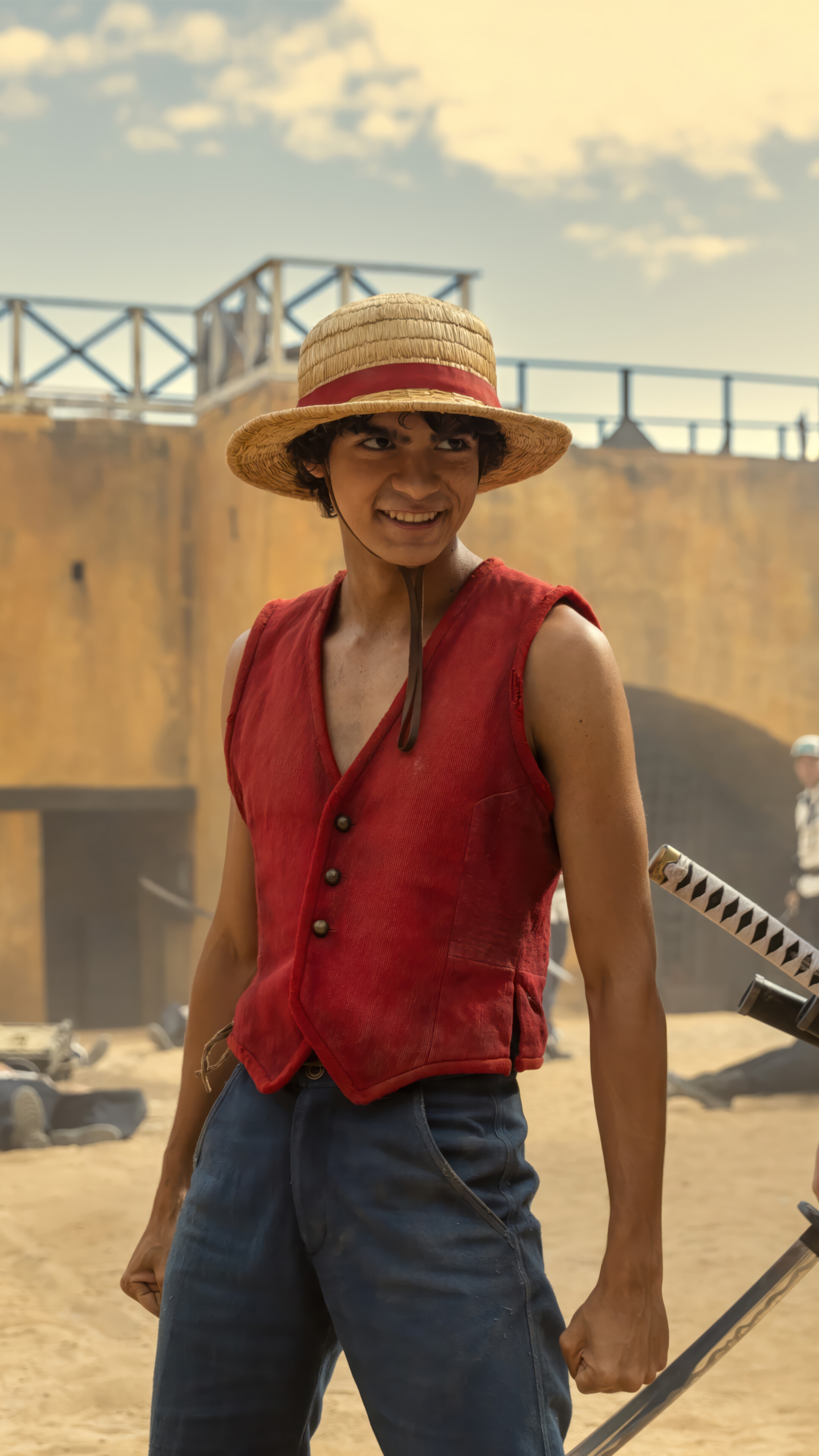 Chapéu One Piece Luffy Cosplay - Produtos criativos de filmes