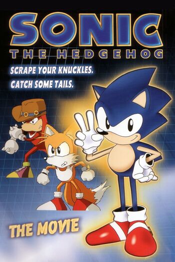 Sonic The Hedgehog- The Movie DVD box art