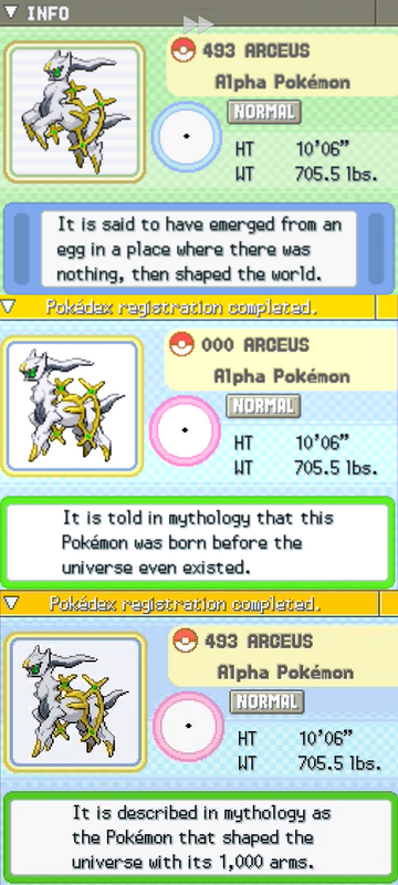 Informações: Versões de Pokédex – Pokémon Mythology
