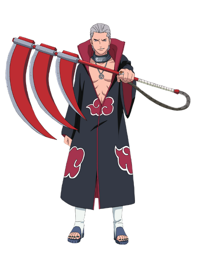 Batalha dos Animes - Sessão Akatsuki - 10/12 #Príncipe Vegeta Hidan Hidan  carrega uma foice grande, ele admite que é o mais lento atacante do grupo.  Hidan pratica uma religião culto maligno