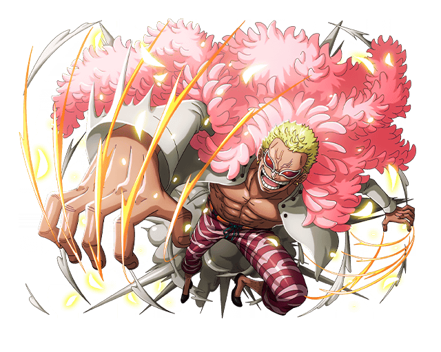 Mangaka Pink M Planta de florescência, Doflamingo, criatura lendária, mão,  outros png