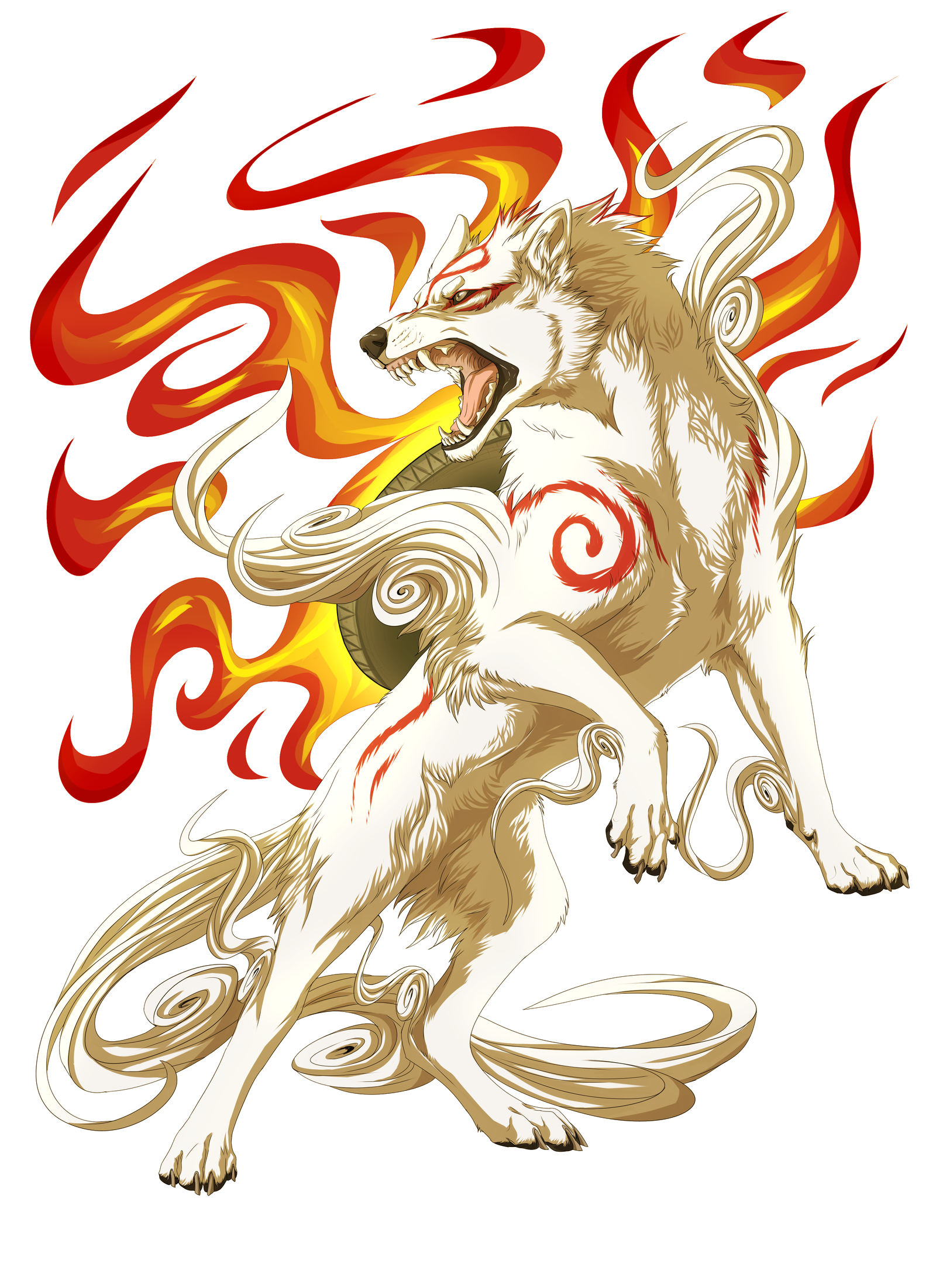 🐺 A história de AMATERASU : Okami 🌹 