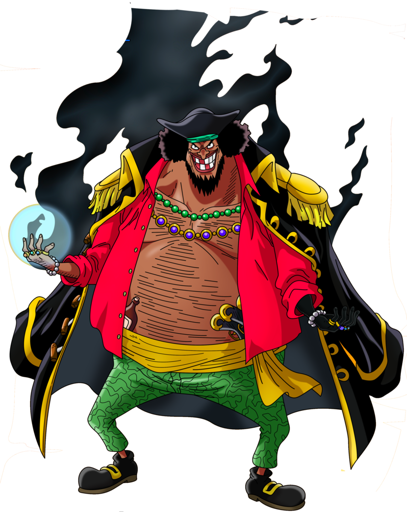 Barba Negra Timeskip é baseado no anime de One Piece