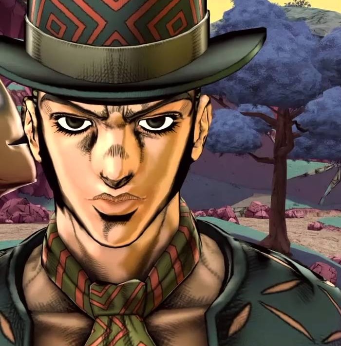 Yoshikage Kira fazendo a propaganda do Albion Online 