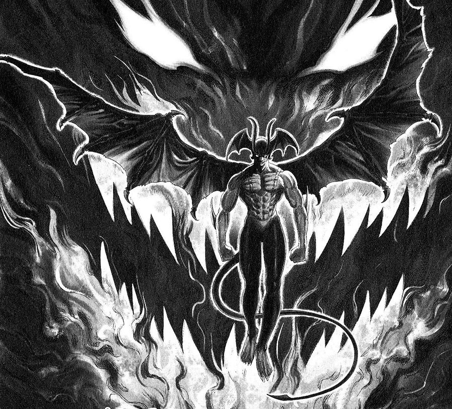 Человек дьявол демоны. Devilman сатана. Персефона Devilman. Девилмен Манга. Сатана Devilman Manga.