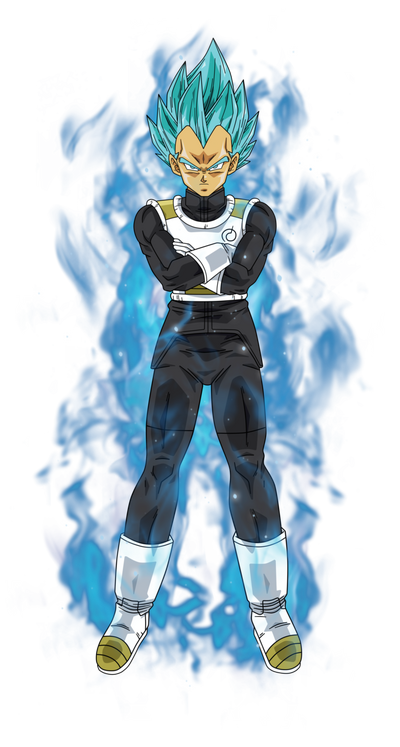 Vegeta super saiyan blue by bardocksonic-d9dian6