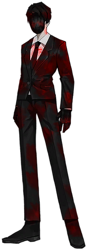 Masked, bloody