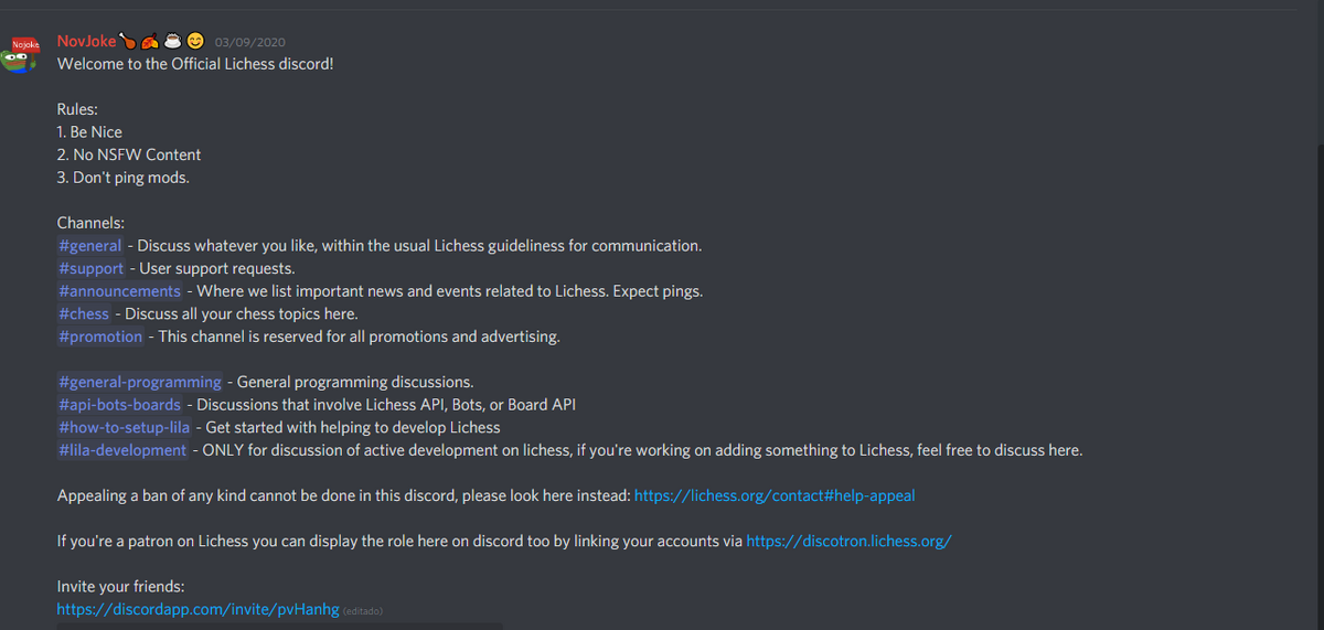 Official Discord of Lichess, Lichess Wiki