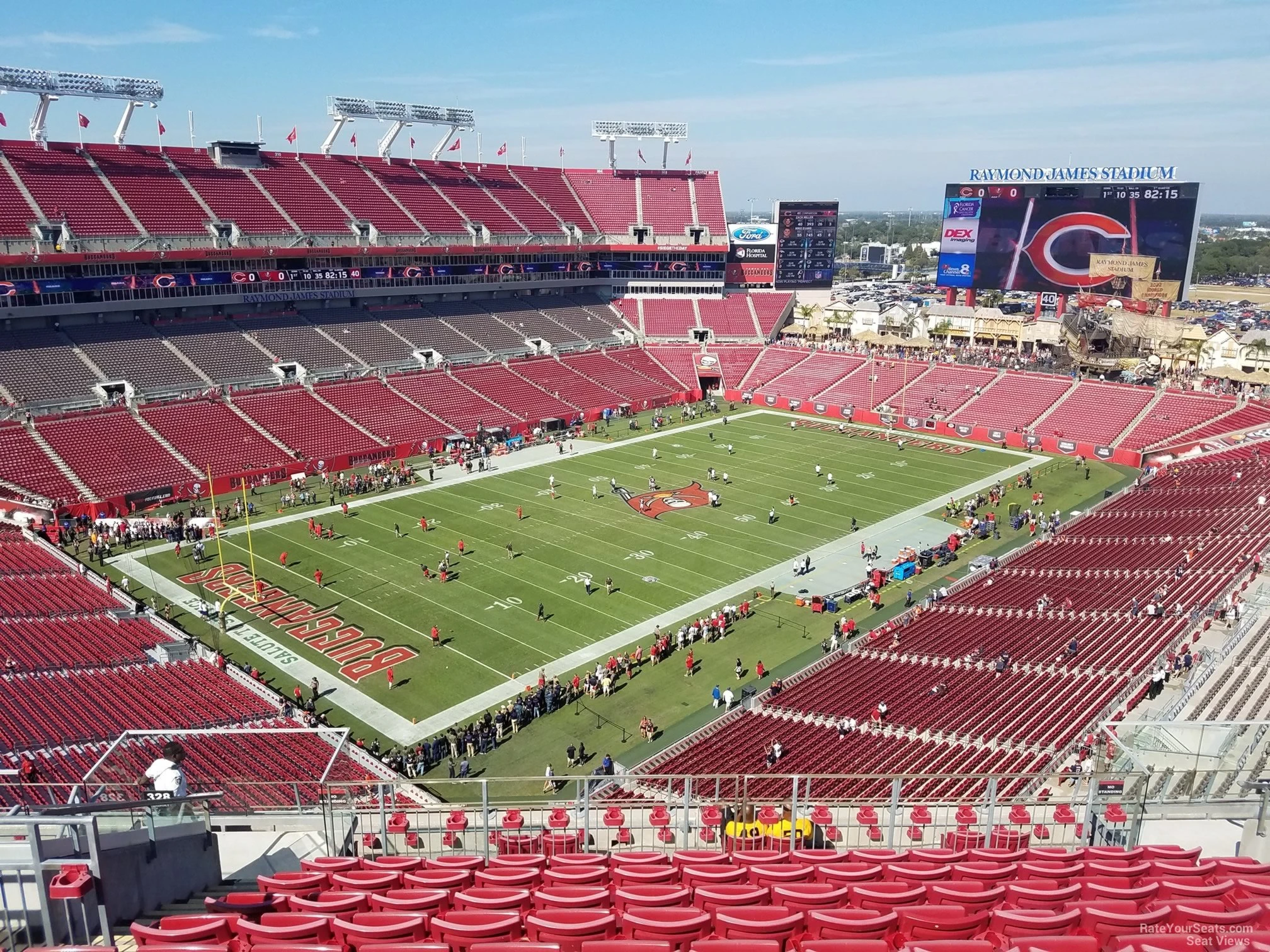 Raymond James Stadium View From My Seat | Cabinets Matttroy