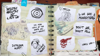 Complete graffiti page for Episode 1 (first options).